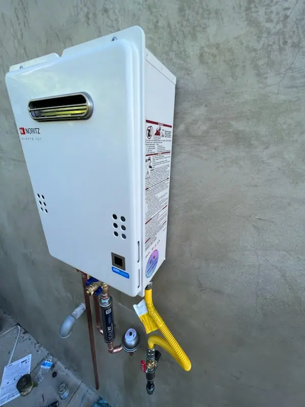 Tankless water heater installation for Barton Hills homes